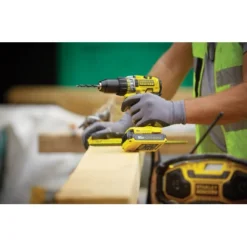 Stanley FatMax 18 V Akku-Bohrschrauber FMC600D2 Inkl. 2 Ah Akkus -Heimwerkzeuge tMax FMC600D2 mit Koffer 6